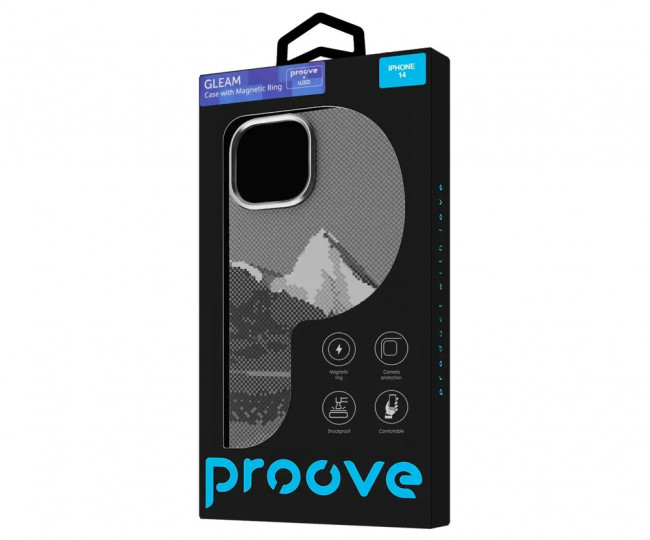 Чохол Proove Gleam Case with Magnetic Ring iPhone 14 (silver peak)